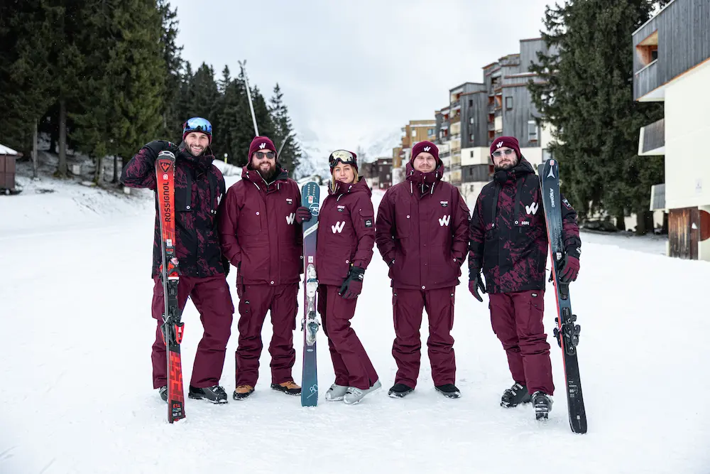 Équipe WECAY tenue ski
